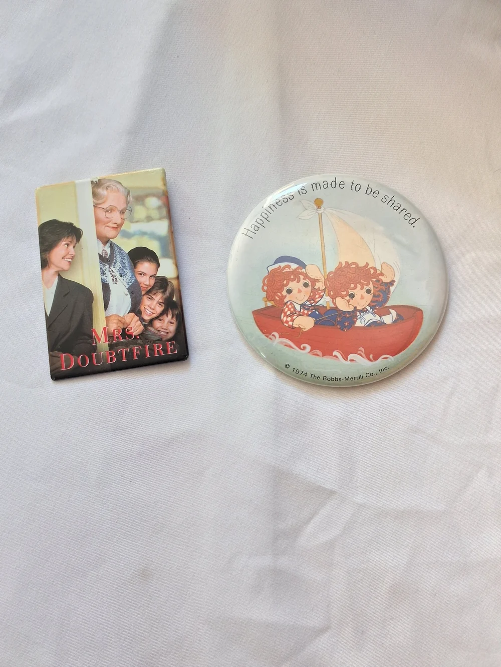 Vintage Raggedy Ann & Andy Pins